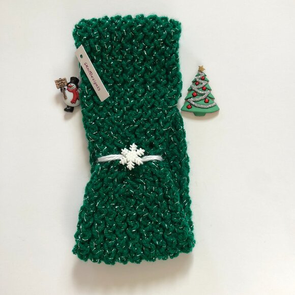 Hand knitted headband, Ear warmer for Christmas - Picture 2 of 9